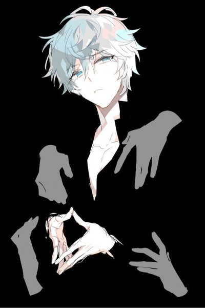 The boy with white hair and has no emotion