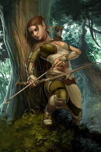 An Elf in Skyrim